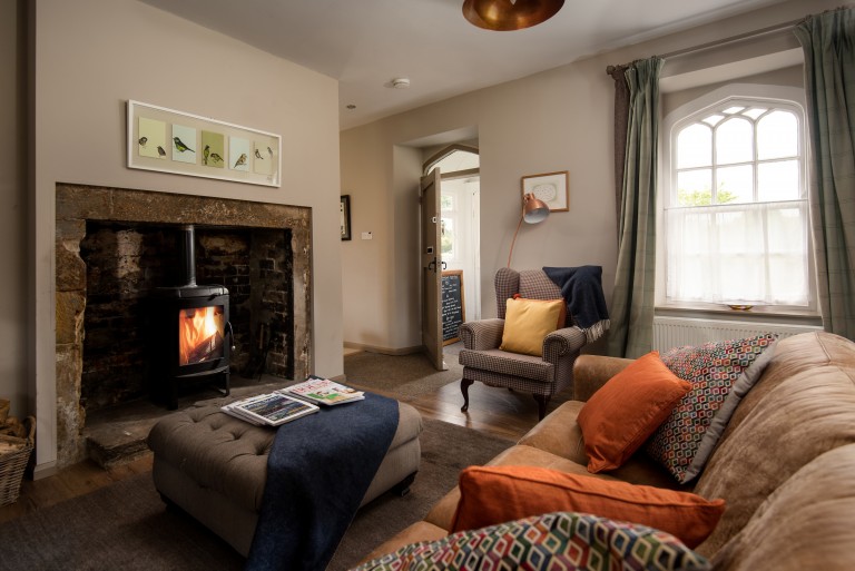 interior of holiday cottages at Brinkburn Northumberland