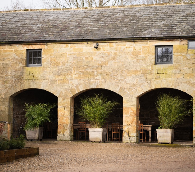 arches dining space barn brinkburn