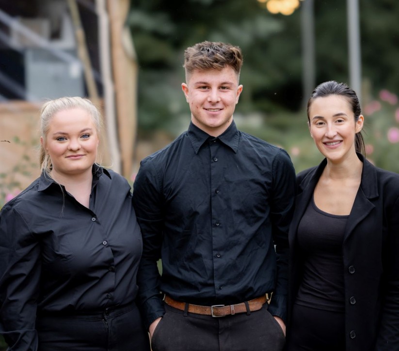 brinkburn northumberland event team beth, james and jess