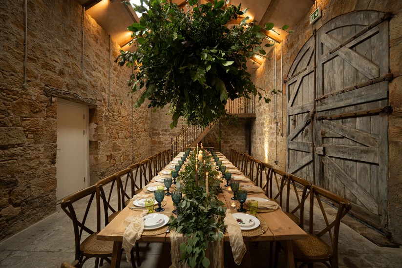 barn wedding dining northumberland